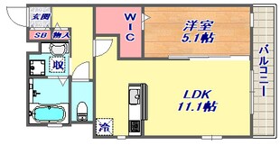 マルベリー甲南山手の物件間取画像